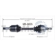 Purchase Top-Quality TRAKMOTIVE - MB8005 - CV Axle Shaft pa2