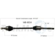 Purchase Top-Quality TRAKMOTIVE - MB8034 - CV Axle Shaft pa2