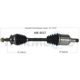 Purchase Top-Quality TRAKMOTIVE - MB8037 - CV Axle Shaft pa2