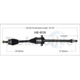 Purchase Top-Quality TRAKMOTIVE - MB8038 - CV Axle Shaft pa2