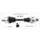 Purchase Top-Quality TRAKMOTIVE - MB8050 - CV Axle Shaft pa2