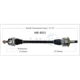 Purchase Top-Quality TRAKMOTIVE - MB8055 - CV Axle Shaft pa2