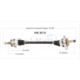 Purchase Top-Quality TRAKMOTIVE - MB8076 - CV Axle Shaft pa2