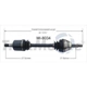 Purchase Top-Quality TRAKMOTIVE - MI8034 - CV Axle Shaft pa2