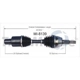 Purchase Top-Quality TRAKMOTIVE - MI8139 - CV Axle Shaft pa2