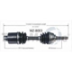 Purchase Top-Quality TRAKMOTIVE - MZ8003 - CV Axle Shaft pa2