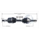 Purchase Top-Quality TRAKMOTIVE - MZ8008 - CV Axle Shaft pa2