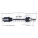 Purchase Top-Quality TRAKMOTIVE - MZ8051 - CV Axle Shaft pa3