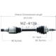 Purchase Top-Quality TRAKMOTIVE - MZ8139 - CV Axle Shaft pa1