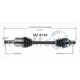 Purchase Top-Quality TRAKMOTIVE - MZ8144 - CV Axle Shaft pa1