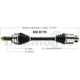 Purchase Top-Quality TRAKMOTIVE - MZ8170 - CV Axle Shaft pa4