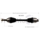 Purchase Top-Quality TRAKMOTIVE - MZ8193 - CV Axle Shaft pa5