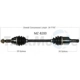 Purchase Top-Quality TRAKMOTIVE - MZ8200 - CV Axle Shaft pa2