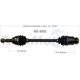 Purchase Top-Quality TRAKMOTIVE - MZ8202 - CV Axle Shaft pa2
