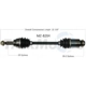 Purchase Top-Quality TRAKMOTIVE - MZ8204 - CV Axle Shaft pa2