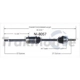 Purchase Top-Quality TRAKMOTIVE - NI8057 - CV Axle Shaft pa2