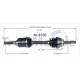 Purchase Top-Quality TRAKMOTIVE - NI8100 - CV Axle Shaft pa3