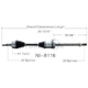 Purchase Top-Quality New CV Shaft by TRAKMOTIVE - NI8116 pa2