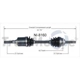 Purchase Top-Quality TRAKMOTIVE - NI8160 - CV Axle Shaft pa2