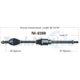 Purchase Top-Quality TRAKMOTIVE - NI8388 - CV Axle Shaft pa4