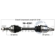 Purchase Top-Quality TRAKMOTIVE - NI8391 - CV Axle Shaft pa2