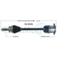 Purchase Top-Quality TRAKMOTIVE - NI8406 - CV Axle Shaft pa5