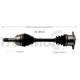 Purchase Top-Quality TRAKMOTIVE - NI8442 - CV Axle Shaft pa2