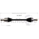 Purchase Top-Quality TRAKMOTIVE - NI8447 - CV Axle Shaft pa1