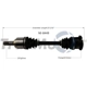 Purchase Top-Quality TRAKMOTIVE - NI8449 - CV Axle Shaft pa2