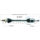 Purchase Top-Quality TRAKMOTIVE - NI8514 - CV Axle Shaft pa2