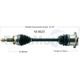 Purchase Top-Quality TRAKMOTIVE - NI8523 - CV Axle Shaft pa1