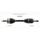 Purchase Top-Quality TRAKMOTIVE - NI8640 - CV Axle Shaft pa3