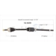 Purchase Top-Quality TRAKMOTIVE - NI8699 - CV Axle Shaft pa4