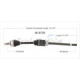 Purchase Top-Quality TRAKMOTIVE - NI8729 - CV Axle Shaft pa1