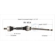 Purchase Top-Quality TRAKMOTIVE - RV8014 - CV Axle Shaft pa2