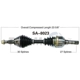 Purchase Top-Quality TRAKMOTIVE - SA8023 - CV Axle Shaft pa5