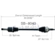 Purchase Top-Quality TRAKMOTIVE - SB8040 - CV Axle Shaft pa5