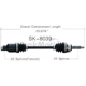 Purchase Top-Quality TRAKMOTIVE - SK8039 - CV Axle Shaft pa1