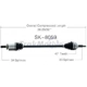 Purchase Top-Quality TRAKMOTIVE - SK8059 - CV Axle Shaft pa2