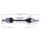 Purchase Top-Quality TRAKMOTIVE - SN8017 - CV Axle Shaft pa2