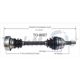 Purchase Top-Quality TRAKMOTIVE - TO8007 - CV Axle Shaft pa2