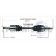 Purchase Top-Quality TRAKMOTIVE - TO8018 - CV Axle Shaft pa1