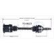 Purchase Top-Quality TRAKMOTIVE - TO8023 - CV Axle Shaft pa2