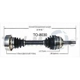 Purchase Top-Quality TRAKMOTIVE - TO8030 - CV Axle Shaft pa1