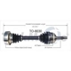 Purchase Top-Quality TRAKMOTIVE - TO8030 - CV Axle Shaft pa2