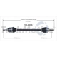 Purchase Top-Quality TRAKMOTIVE - TO8037 - CV Axle Shaft pa2