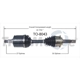 Purchase Top-Quality TRAKMOTIVE - TO8043 - New CV Shaft pa1