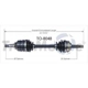 Purchase Top-Quality TRAKMOTIVE - TO8048 - CV Axle Shaft pa2