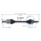 Purchase Top-Quality TRAKMOTIVE - TO8051 - CV Axle Shaft pa2
