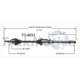 Purchase Top-Quality TRAKMOTIVE - TO8053 - CV Axle Shaft pa1